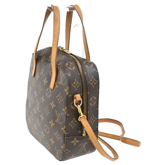 LOUIS VUITTON Spontini 2Way Shoulder Hand Bag Monogram Leather M47500 77KB215 - Picture 2 of 16